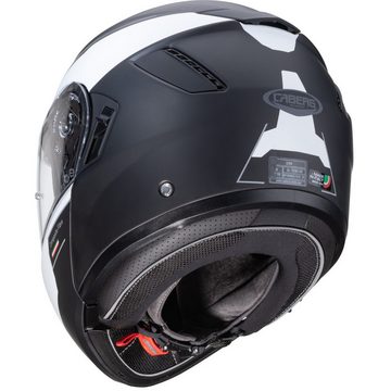 Caberg Motorradhelm Caberg Levo Prospect Klapphelm matt-schwarz / weiß S