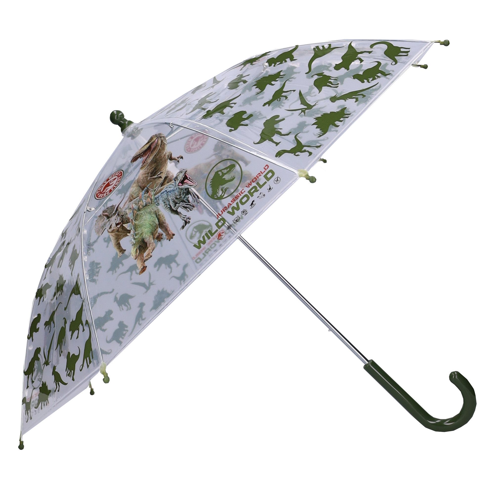 Jurassic World Langregenschirm Rainy Days ⌀ 71 cm Kinder Regenschirm Rainy Days
