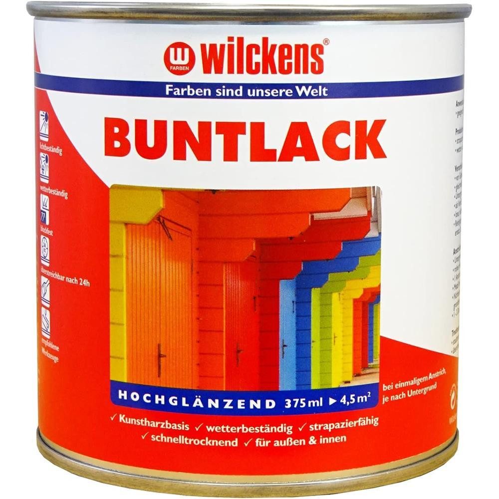 Wilckens Farben Acryl-Buntlack hochglänzend 375 ml Lack, Licht- und wetterbeständig