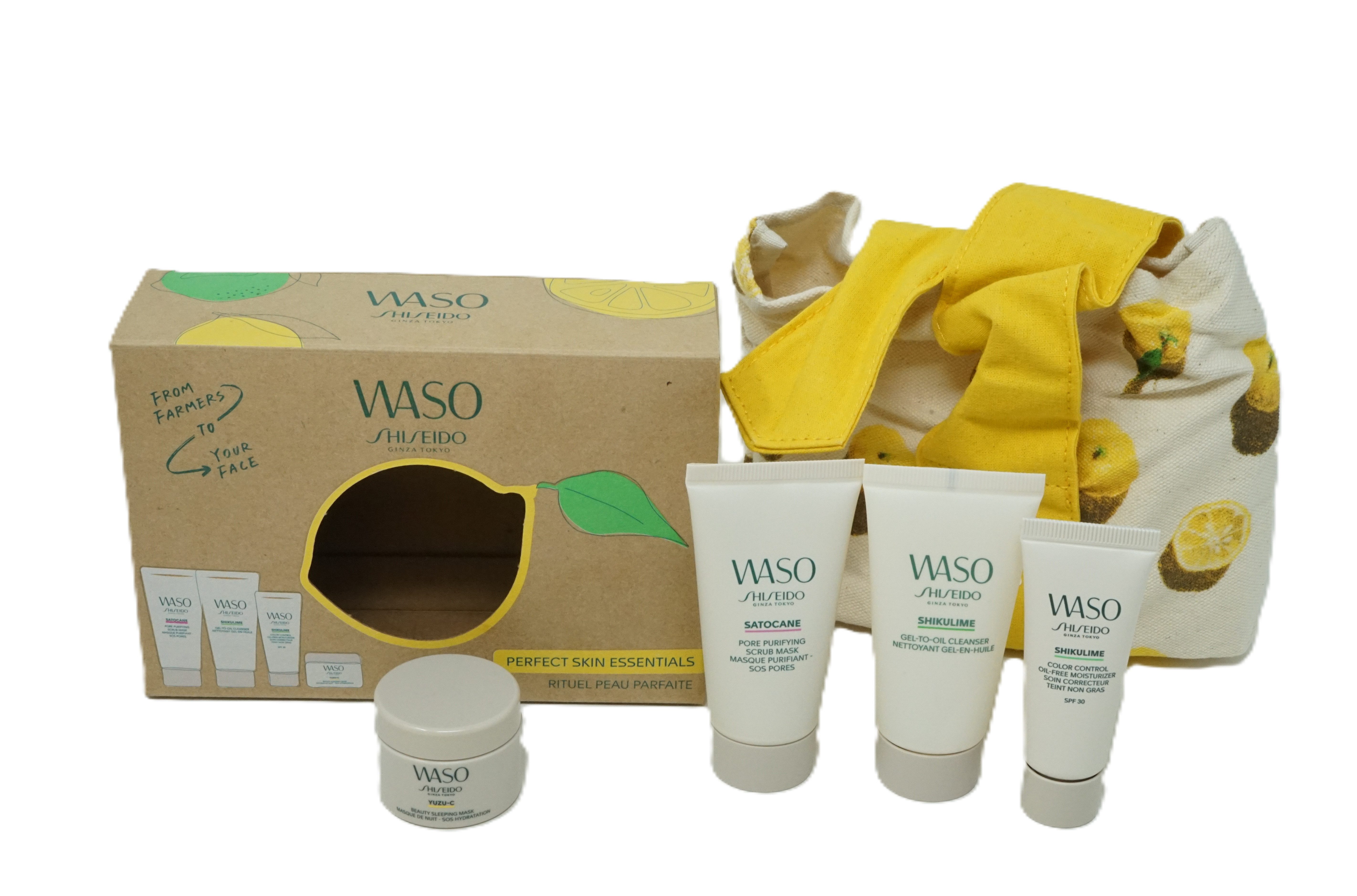 SHISEIDO Feuchtigkeitscreme Shiseido Waso Perfect Skin Essentials Set