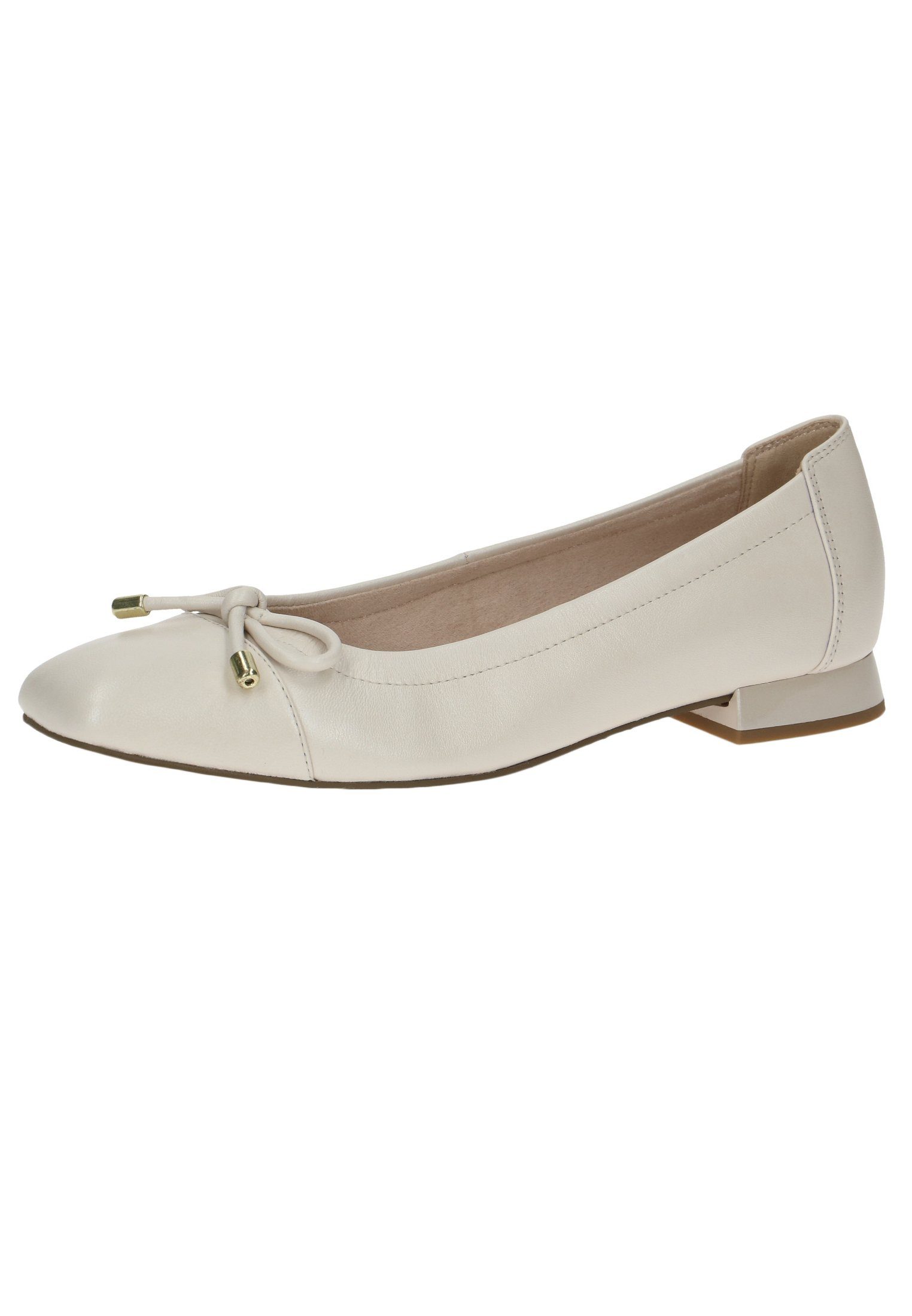 Caprice 9-22104-20 140 Cream Perlato Ballerina