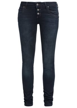 Miracle of Denim Slim-fit-Jeans Ulla Mit beliebter Knopfleiste