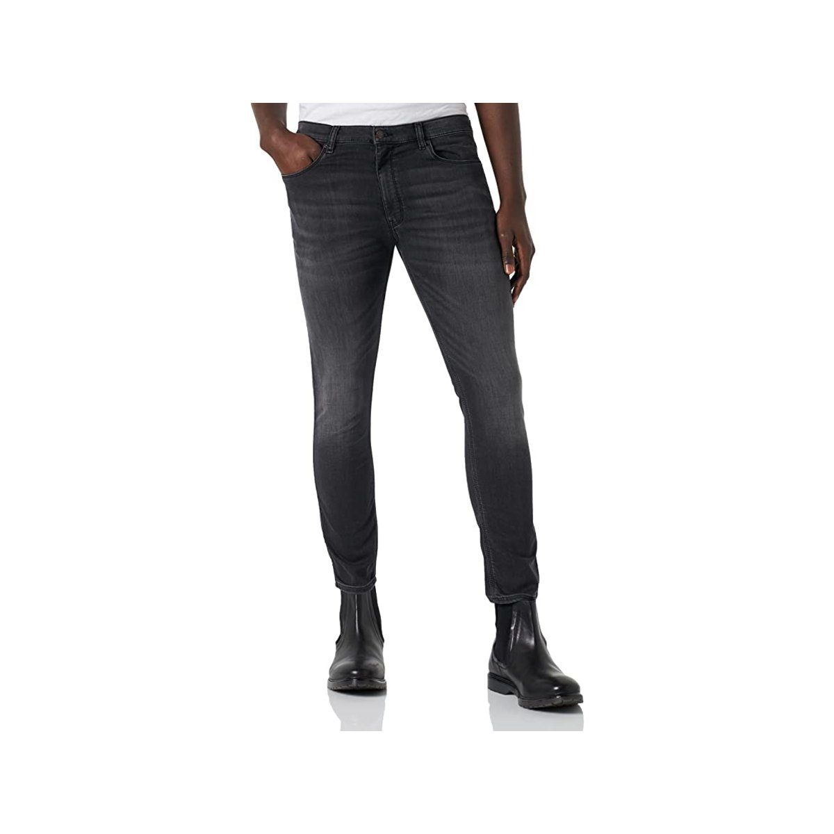 HUGO 5-Pocket-Jeans silber (1-tlg)
