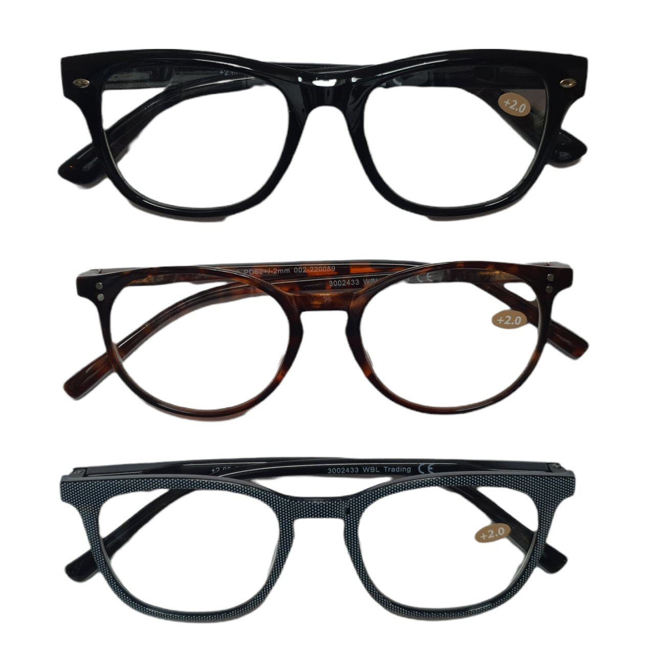 Spectrum Lesebrille Lesebrillen 3er Pack Lesebrillenset