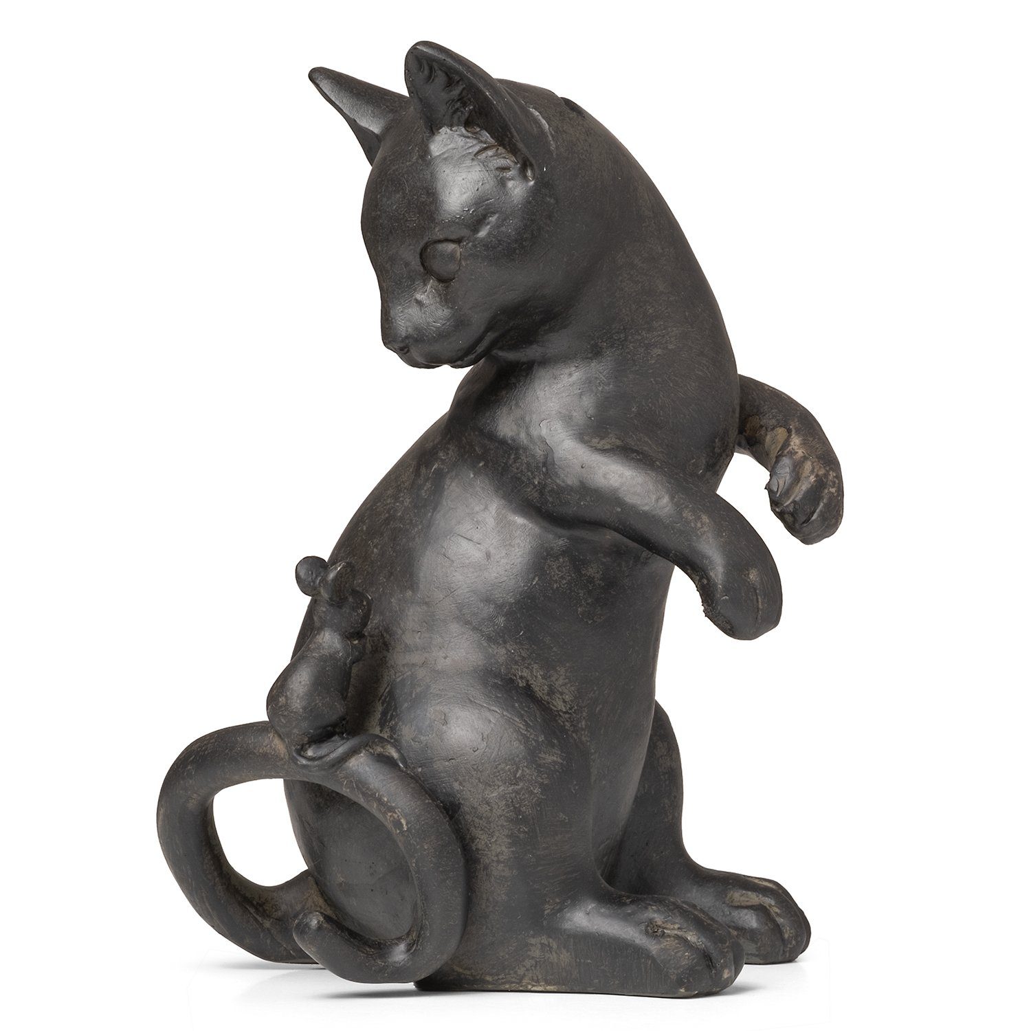 Moritz Dekofigur 2 in 1 Spardose - Dekoration Katzen Figur 21cm Kantenhocke günstig online kaufen