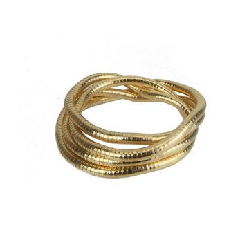 Ella Jonte Schlangenkette, Kette silber- oder goldfarben auch als Armband biegsam formbar