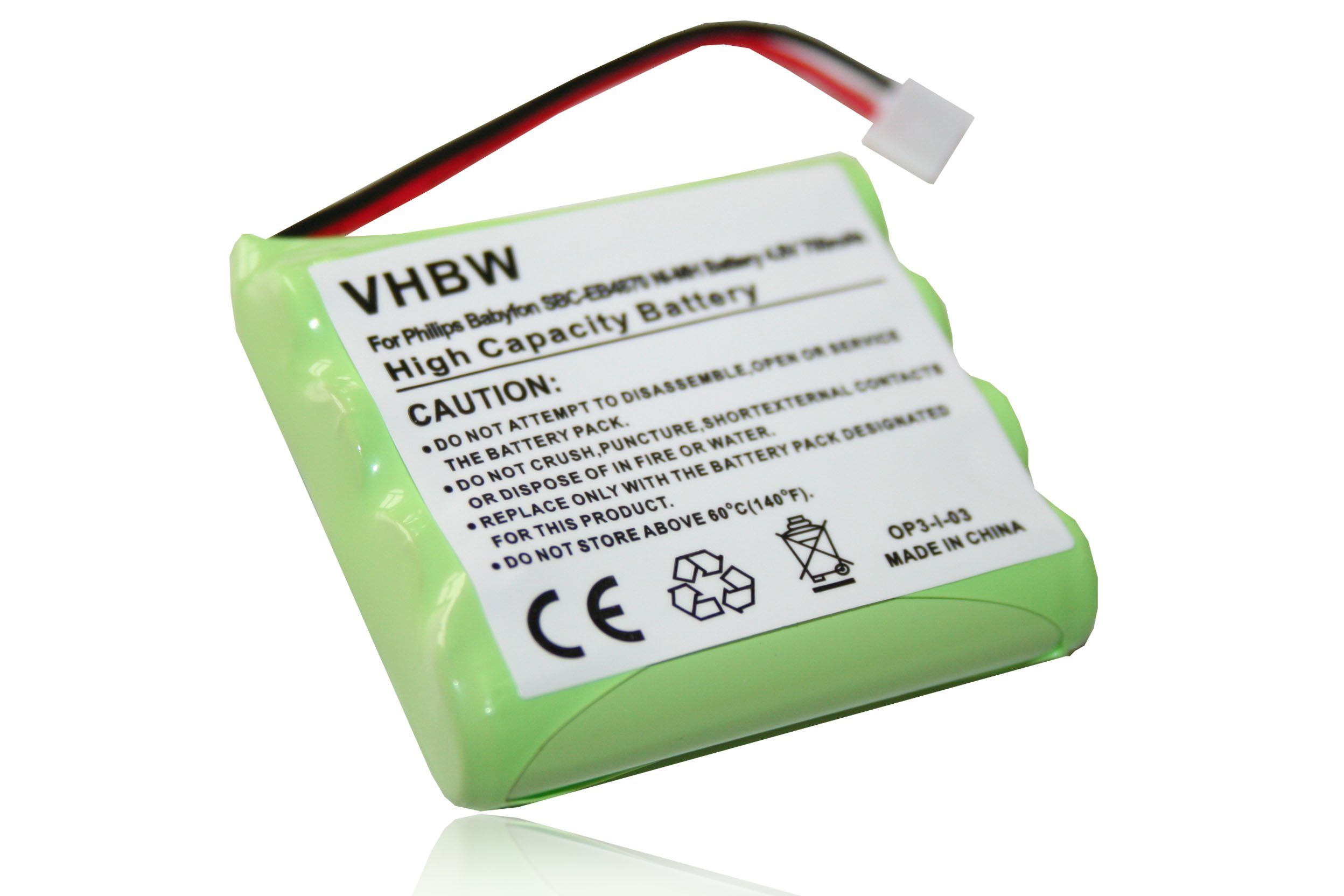 vhbw Ersatz für MT700D04C051 für Akku NiMH 700 mAh (4,8 V)