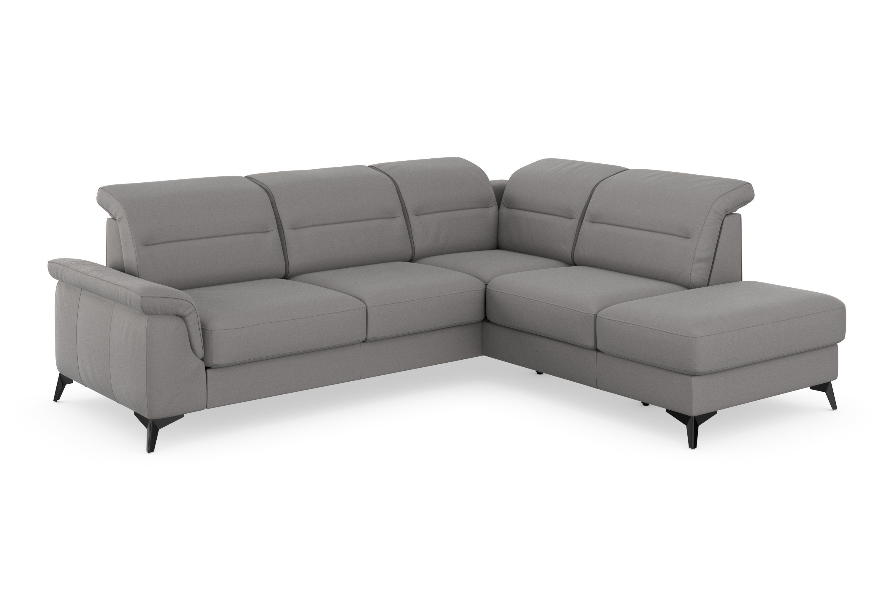 sit&more Ecksofa Sinatra, mit mane, mit Kopfteilverstellung optional und Armteilfunktion