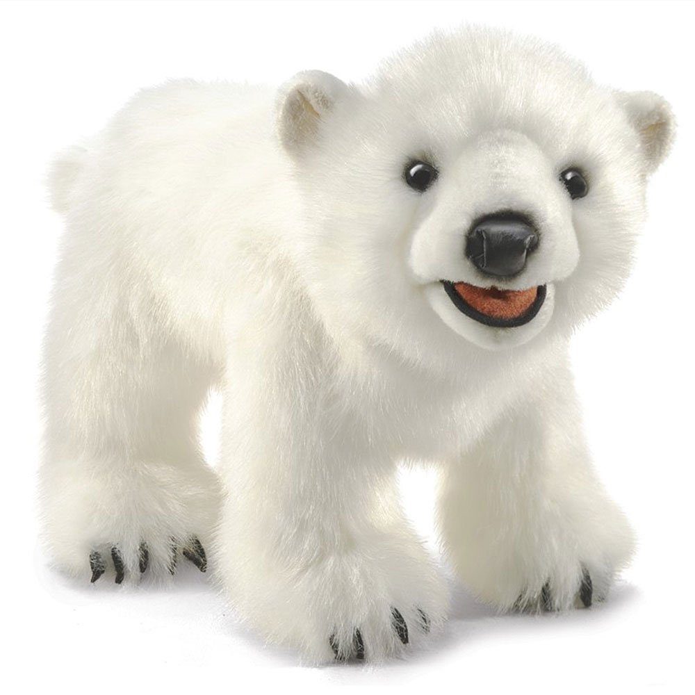 Folkmanis Панч и Джуди Handpuppe Folkmanis Handpuppe Eisbärenjunges 3041 (Packung)