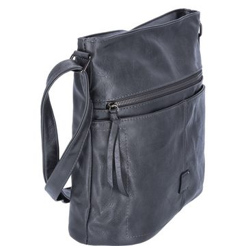 Antonio Umhängetasche Antonio Damen Handtasche grau (1-tlg)