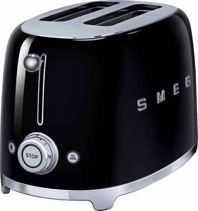 Smeg Toaster TSF01BLEU, für 2 Scheiben, 950 W
