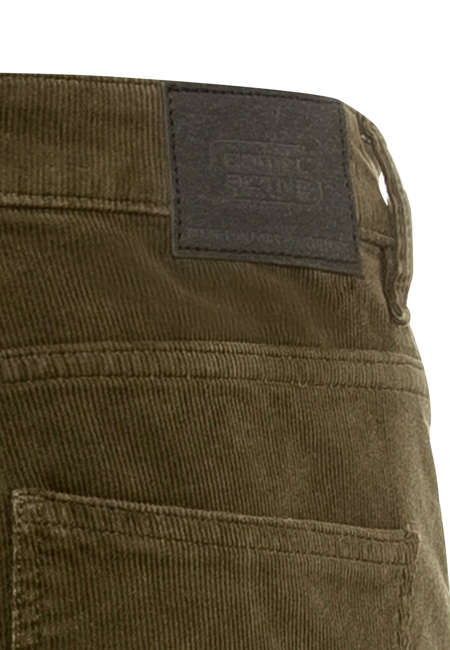 camel Fit 5-Pocket Dunkel active khaki Cordhose 5-Pocket-Jeans Regular