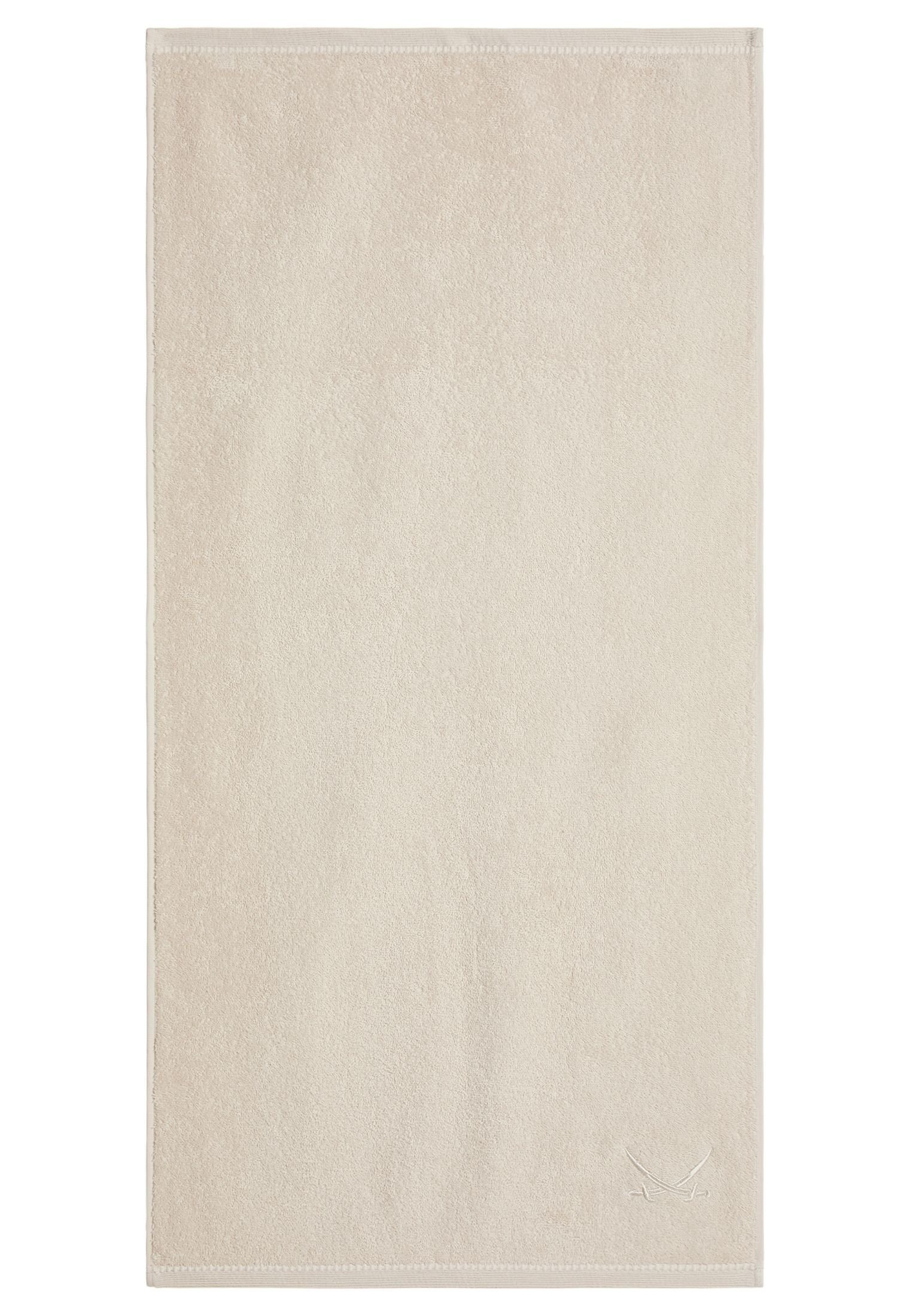 SANSIBAR Living Handtuch Handtuch, sand 100% · Stickerei · Baumwolle mit BaumwolleMaterial: · 100