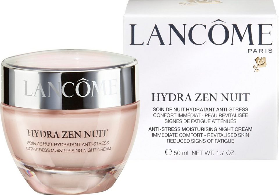 LANCOME Nachtcreme Hydra Zen Neurocalm Nuit Crème, Beruhigende Pfege,  Unterstützung des hauteigenen Regenerationssystems