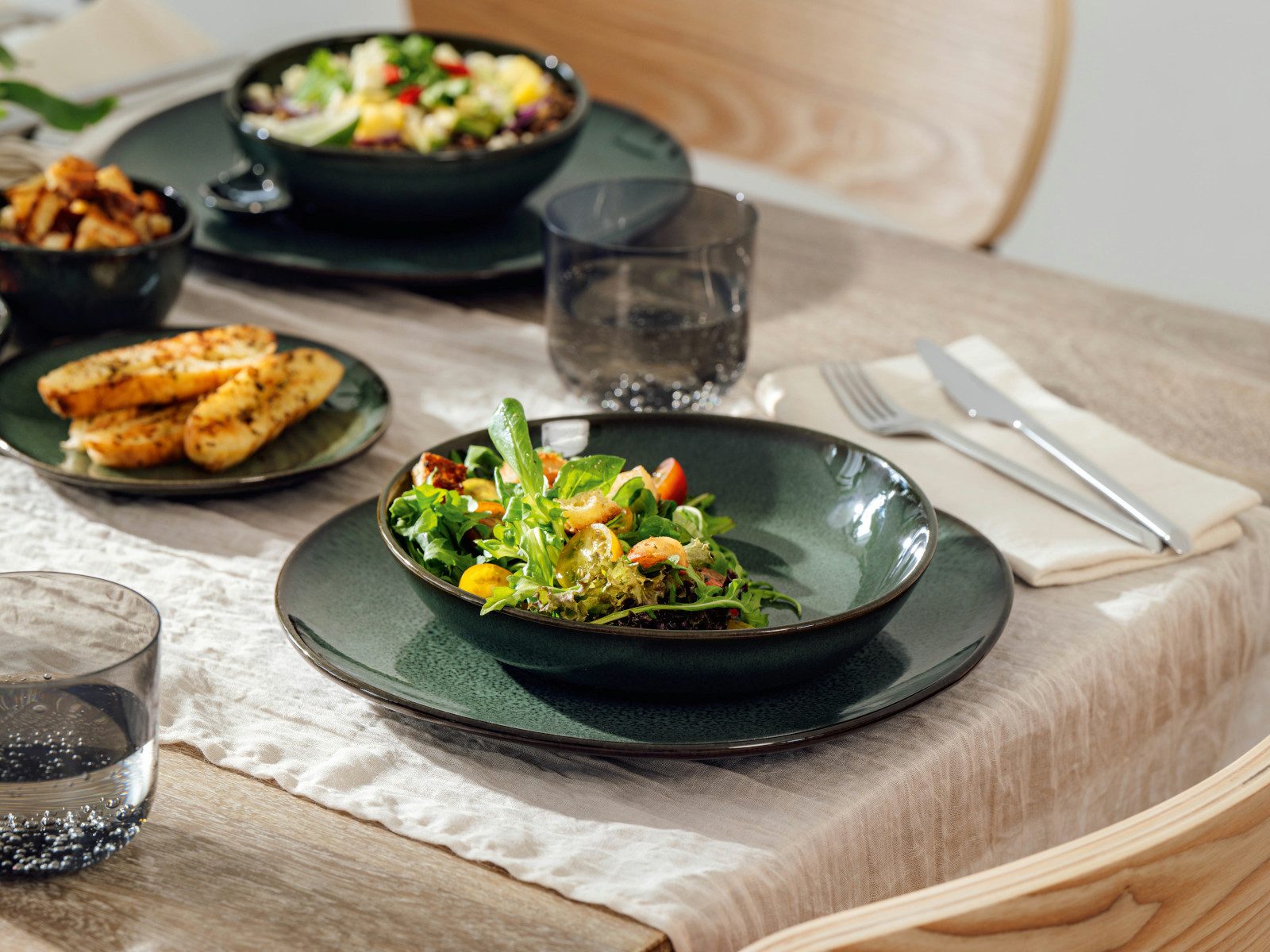 like. by Villeroy & Boch Speiseteller Lave vert Speiseteller 28cm Set6