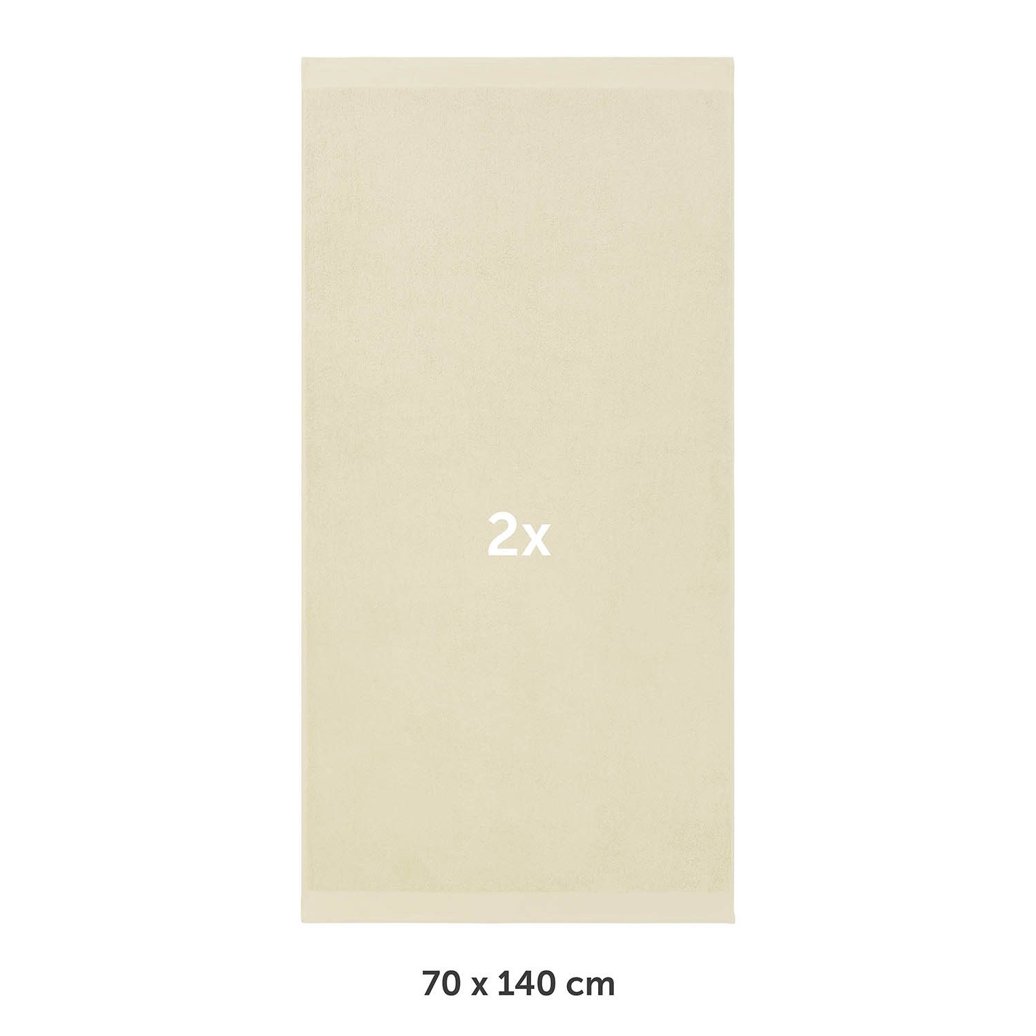 Blumtal Badetücher Premium Frottier Handtücher Set 2 teilig 100% Baumwolle, günstig online kaufen