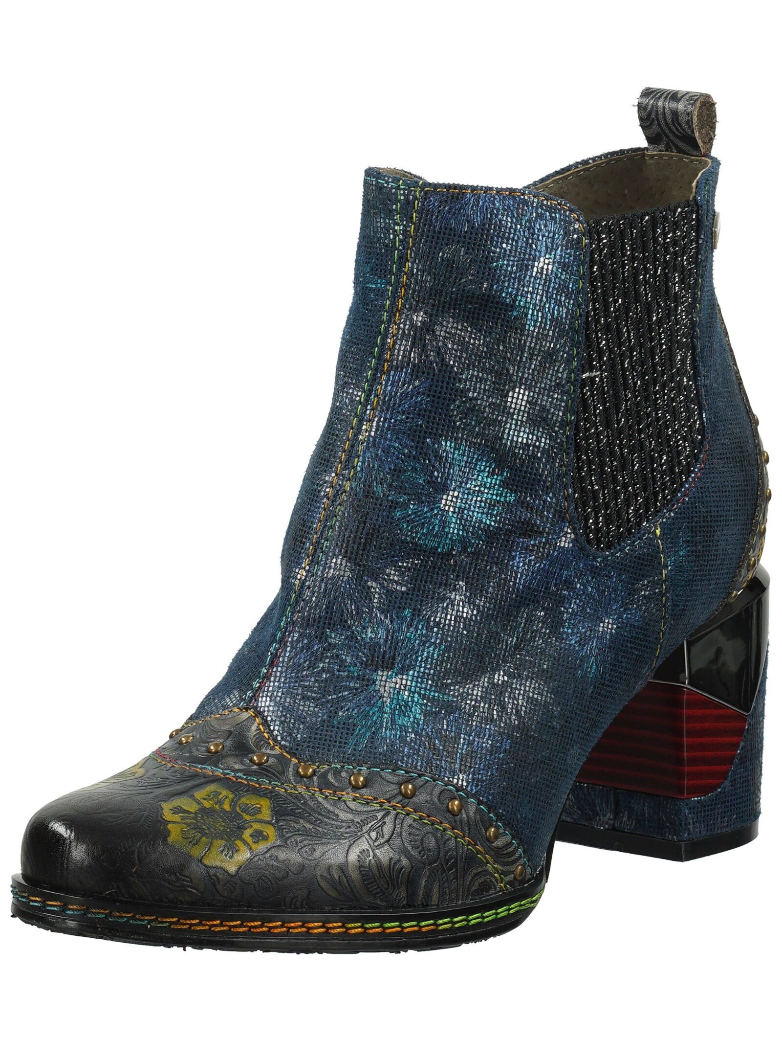 LAURA VITA Stiefelette Leder/Textil Stiefelette