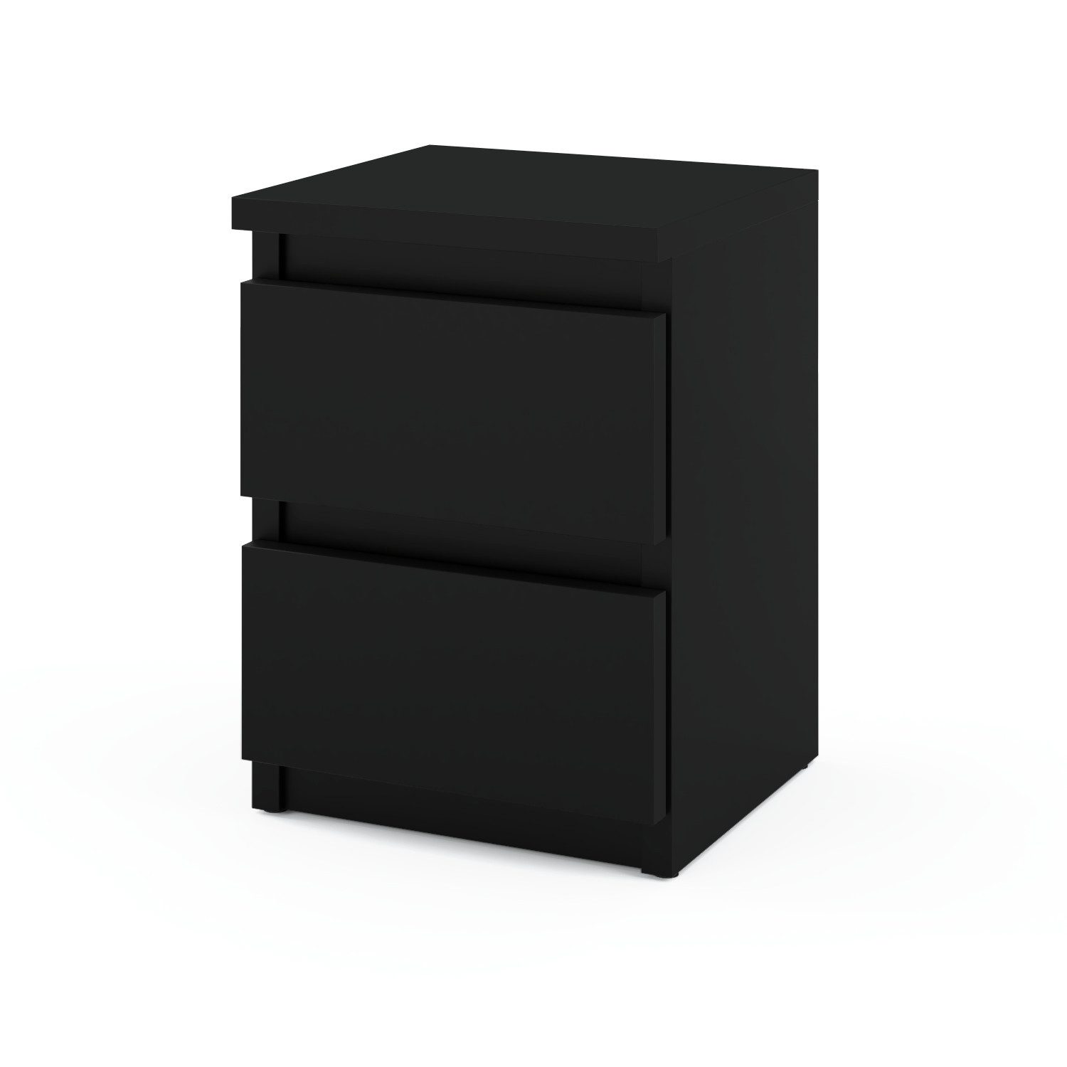 KOSETO Nachtkonsole, Nachttisch mit 2 Schubladen für Schlafzimmer, Büro - Modernes Design, modernes, minimalistisches Design, langlebig, pflegeleicht