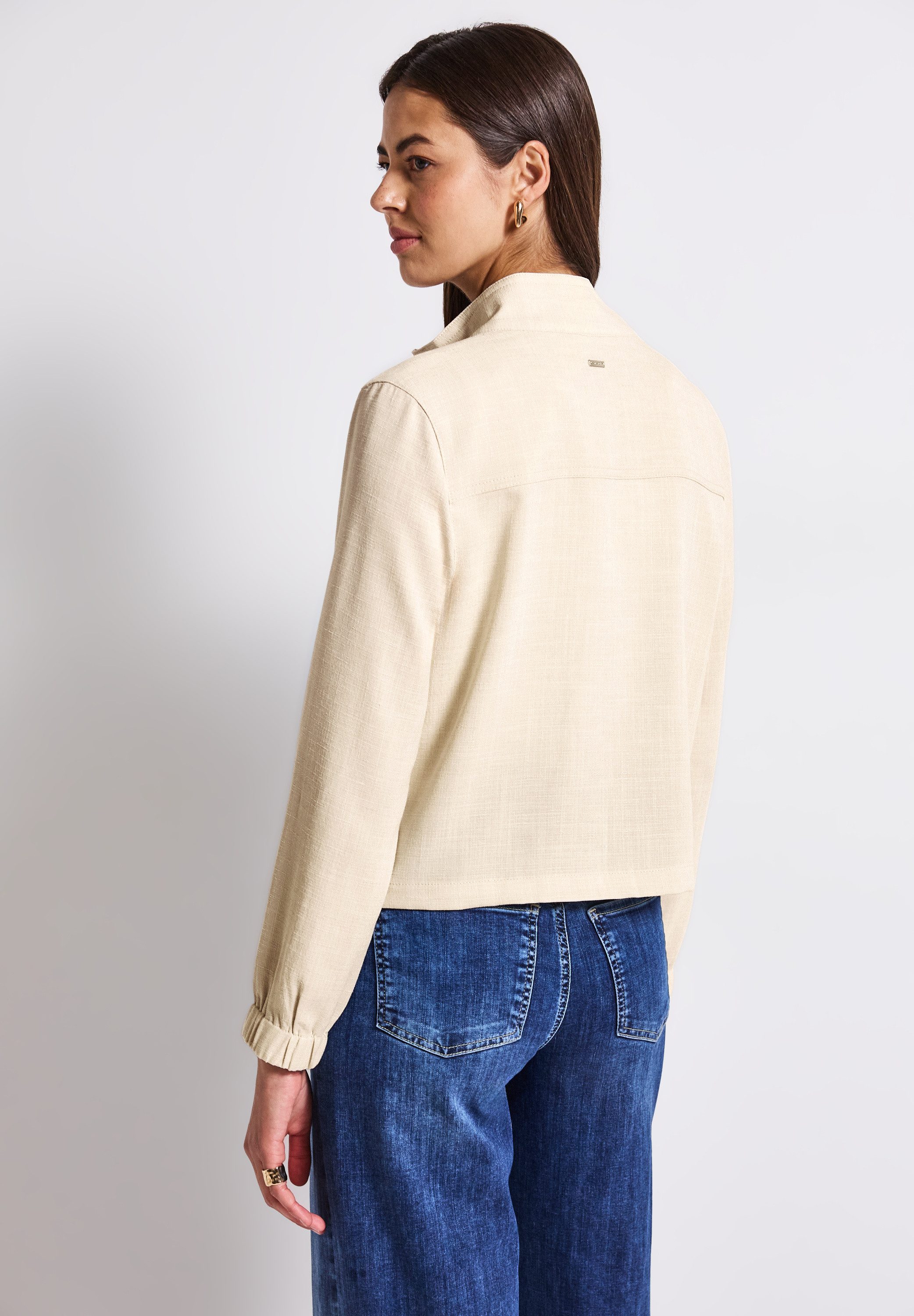 STREET ONE Kurzjacke aus elastischem Materialmix günstig online kaufen