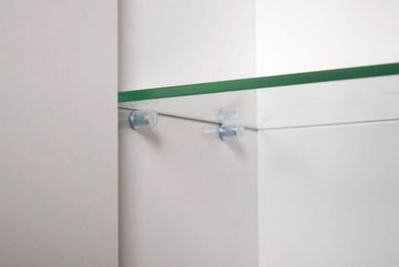 Schildmeyer Spiegelschrank Basic Breite 70 cm, 3-türig, Glaseinlegeböden, Made in Germany