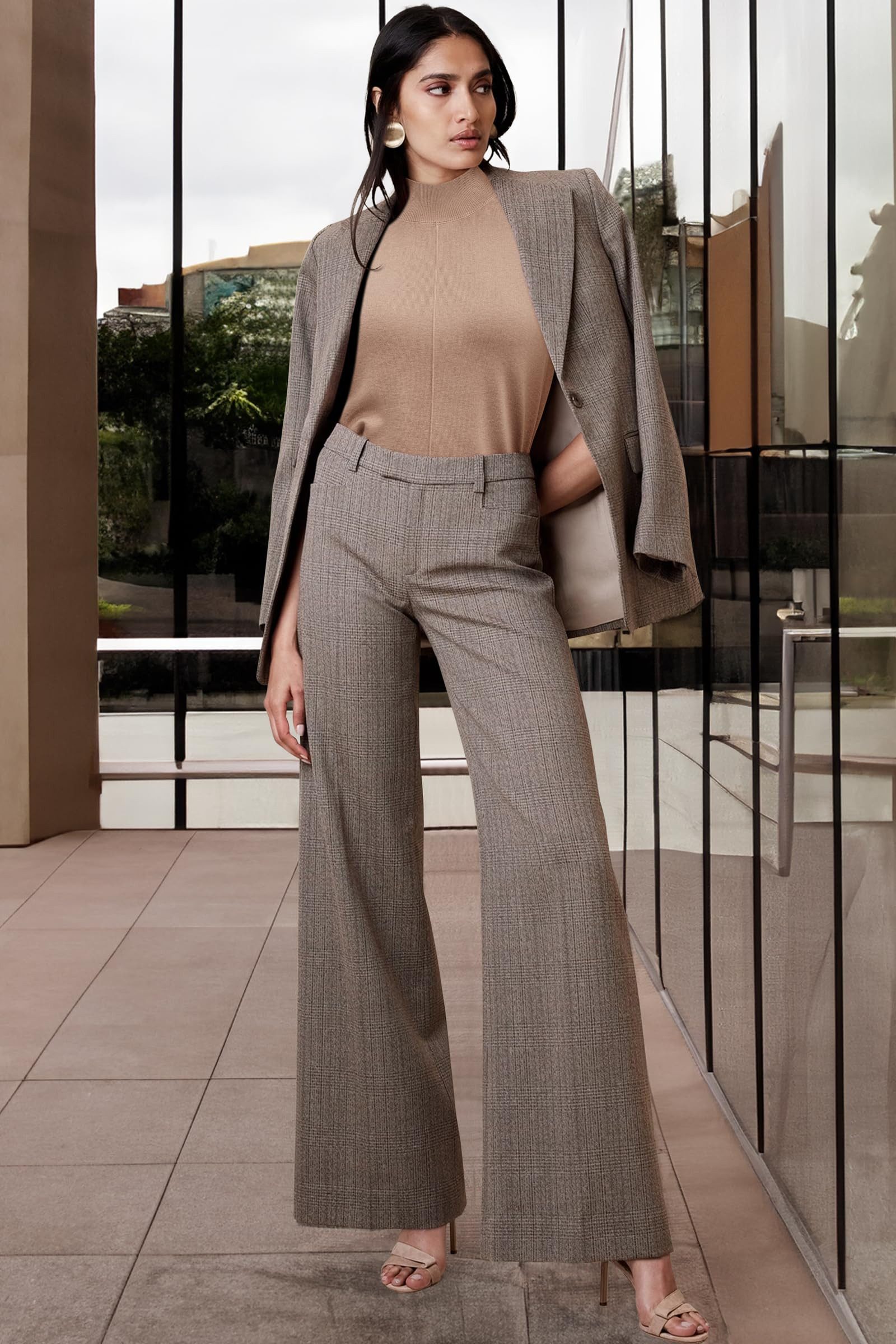 Arach&Cloz Pullunder Damen Pullover Wollmischung Rundhalspullover Strickpul günstig online kaufen