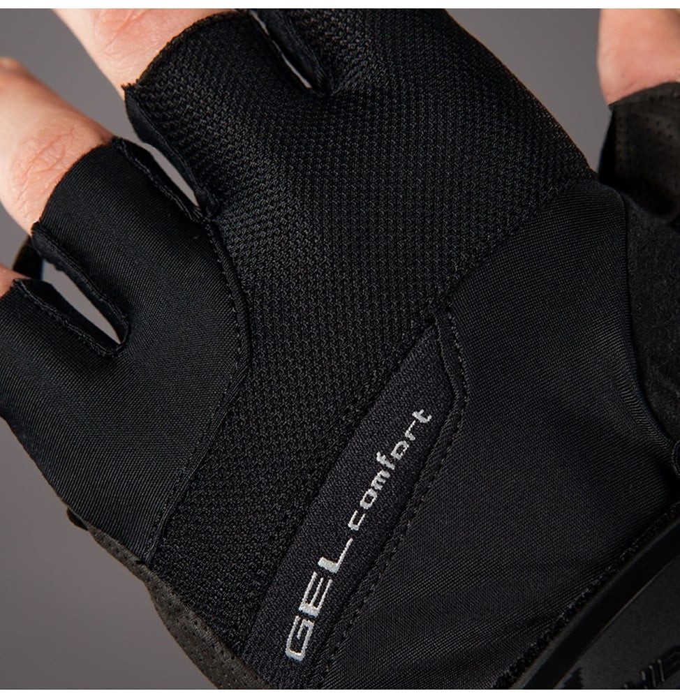 Chiba Fahrradhandschuhe Gel Comfort schwarz - 1 Paar