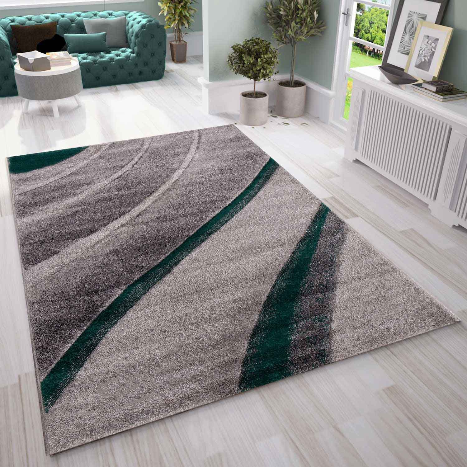 Vimoda Teppich Teppich Wohnzimmer Designer & günstig online kaufen