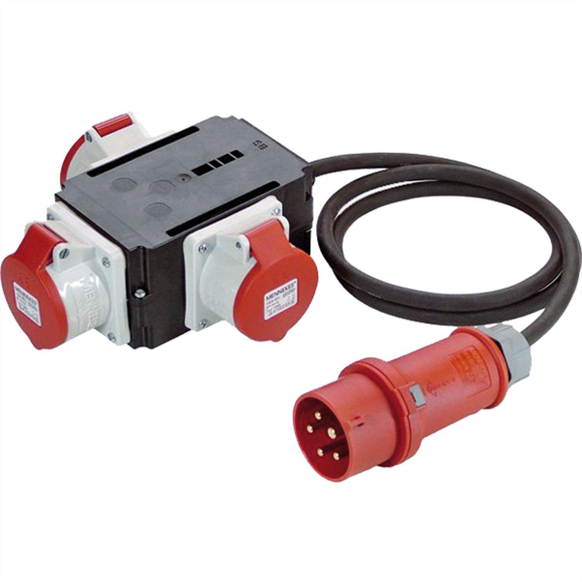 Bachmann CEE-Adapter CEE 400 V/16 A Stromadapter, 1.5 cm, 3x 16A 5p400V IP44 1,5m, 349.035