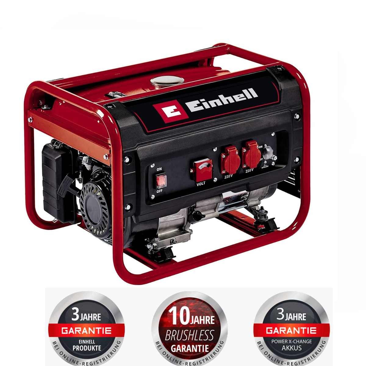 Einhell Stromerzeuger Stromerzeuger (Benzin) TC-PG 25/1/E5 (max. 2400 W, 15 L Tank, 2100 W