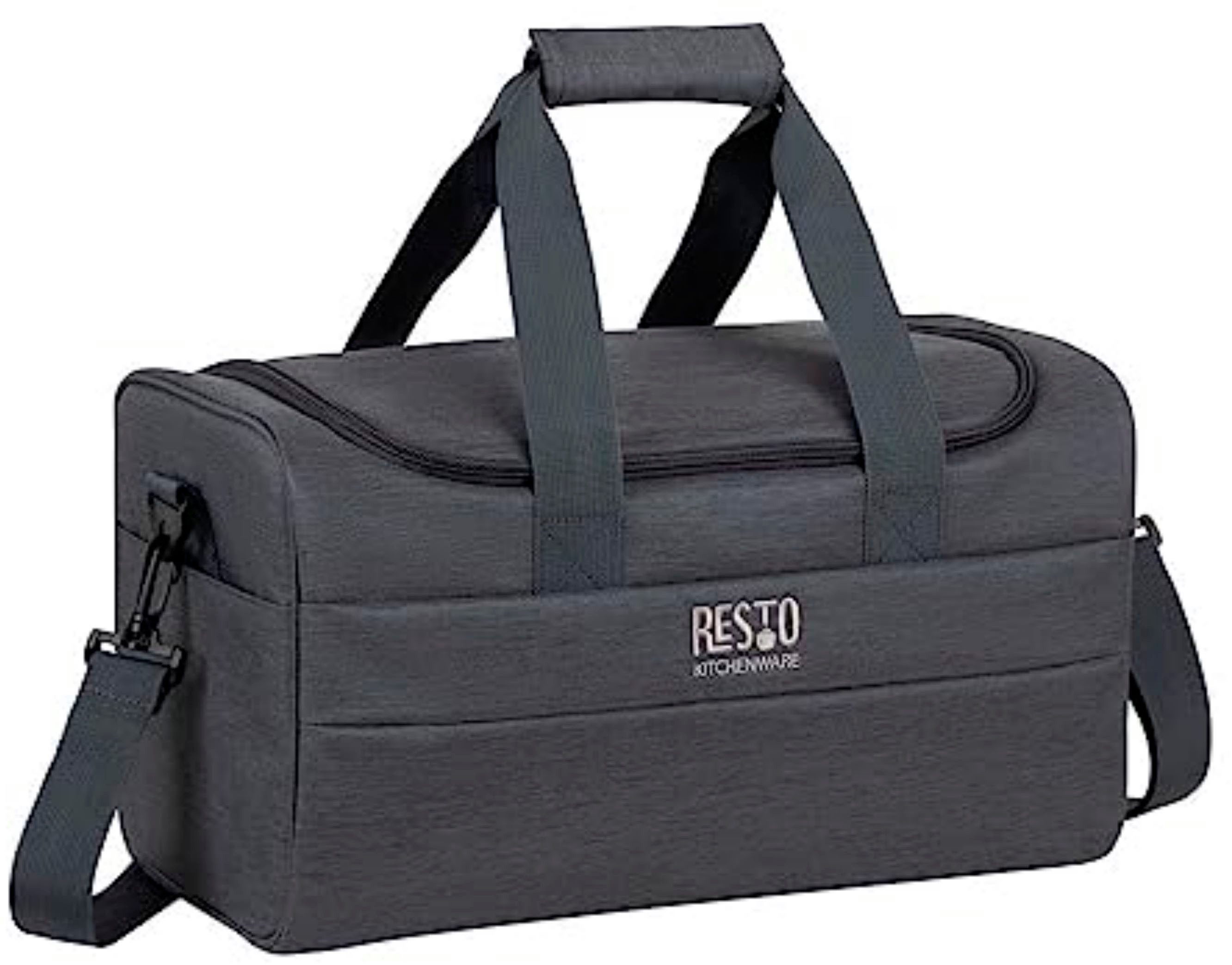 RESTO Kitchenware Kühltasche Felis Große Lunchtasche faltbar, sportl. Picknicktasche Thermotasche, 19 l, Hermetische Sporttasche, verstellbarer Schultergurt weicher Tragegriff