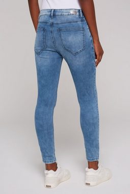 SOCCX Slim-fit-Jeans aus Sweatmaterial