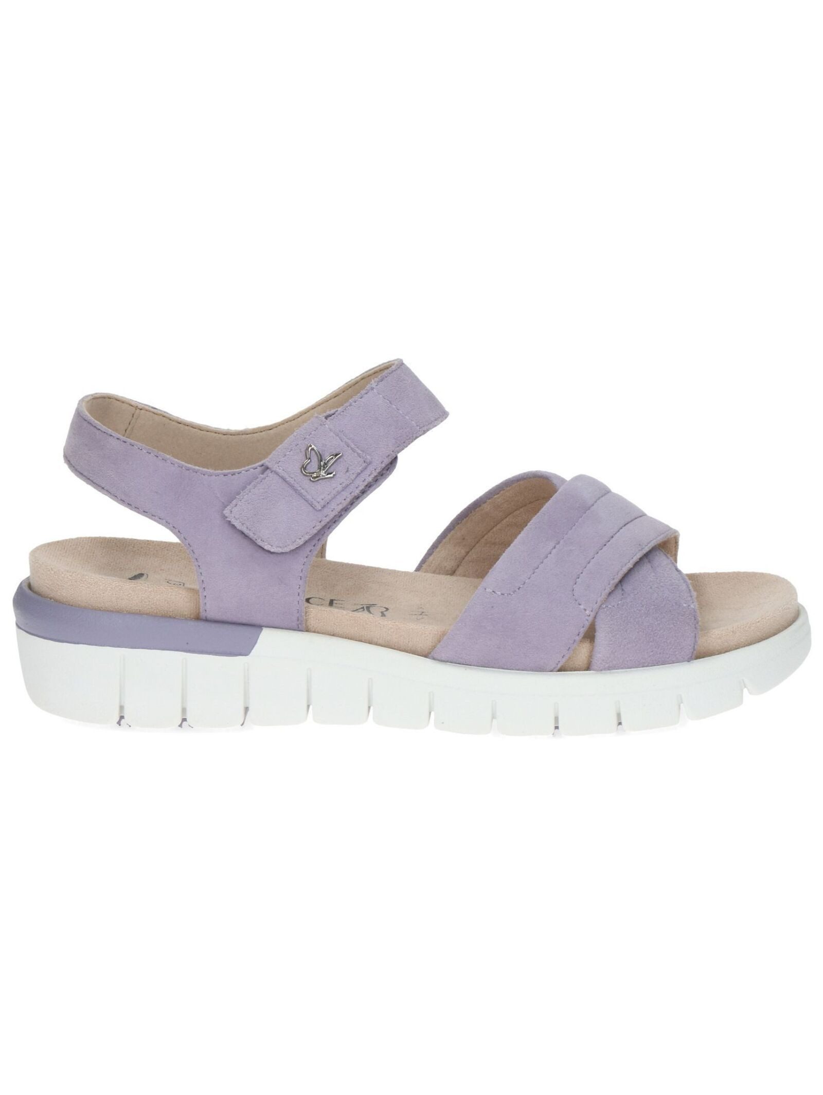 Caprice Sandalen Veloursleder . Keilsandalette
