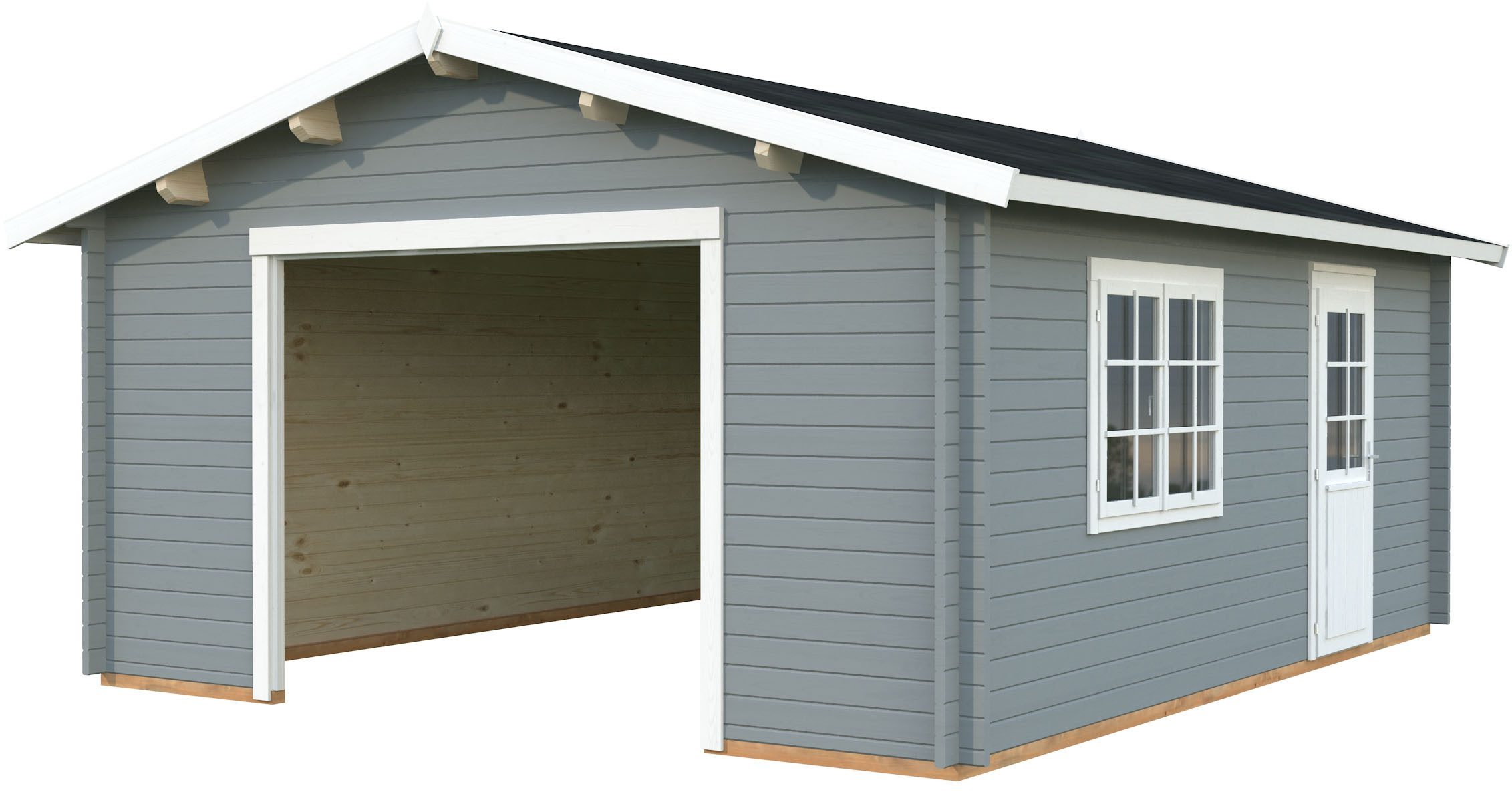 Palmako Garage Roger, ohne Tor, BxTxH: 514x598x287 cm