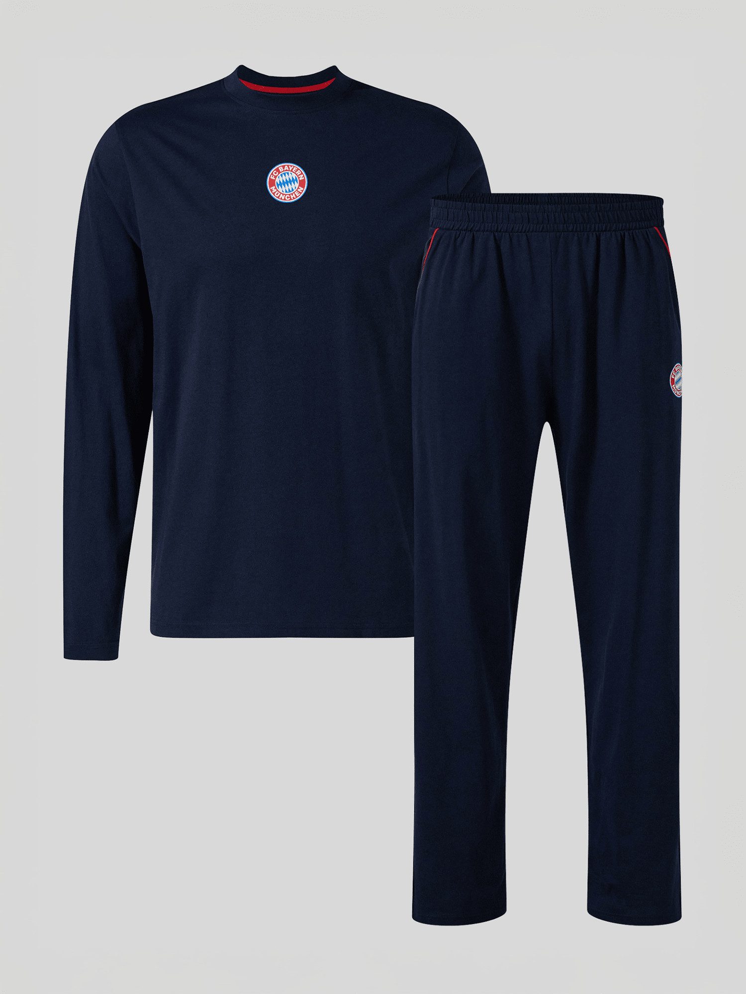 FC Bayern München Schlafanzug FC Bayern München, Schlafanzug Essentials, Herren, Navy – Bild 5 von 5