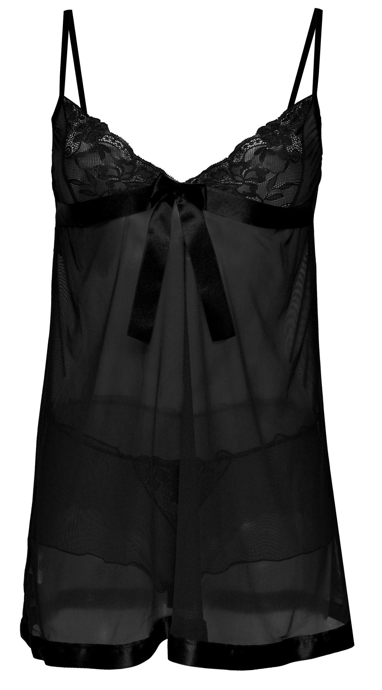 DKaren Pyjama Lingerie Nachtwäsche Damen, sexy mit Spitze mesh günstig online kaufen