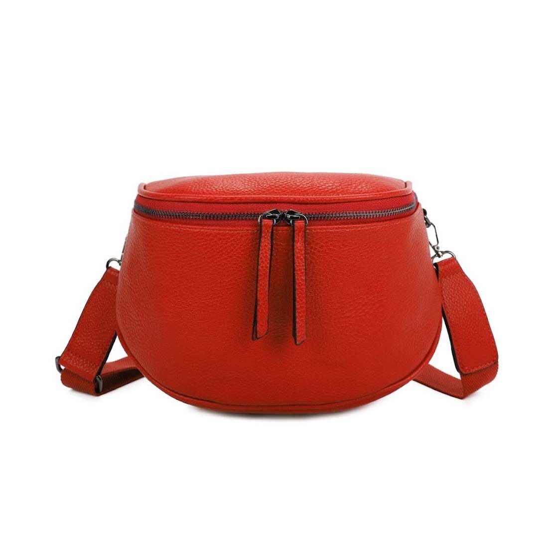 ITALYSHOP24 Schultertasche Damen Schultertasche Umhängetasche CrossBody Bag, als CrossOver tragbar, auch als SET Verfügbar