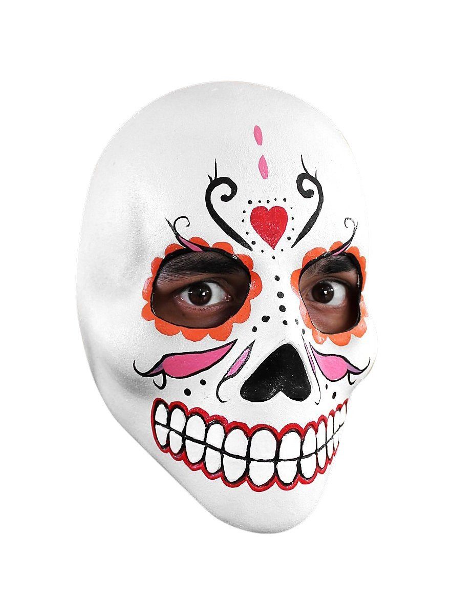 Verkleidungsmaske Tag der Toten-Maske Halloween Maske