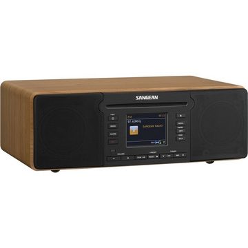 Sangean DDR-66 BT Walnut Internet-Radio/DAB+/FM/CD/USB/SD/Bluetooth Digitalradio (DAB) (DAB)