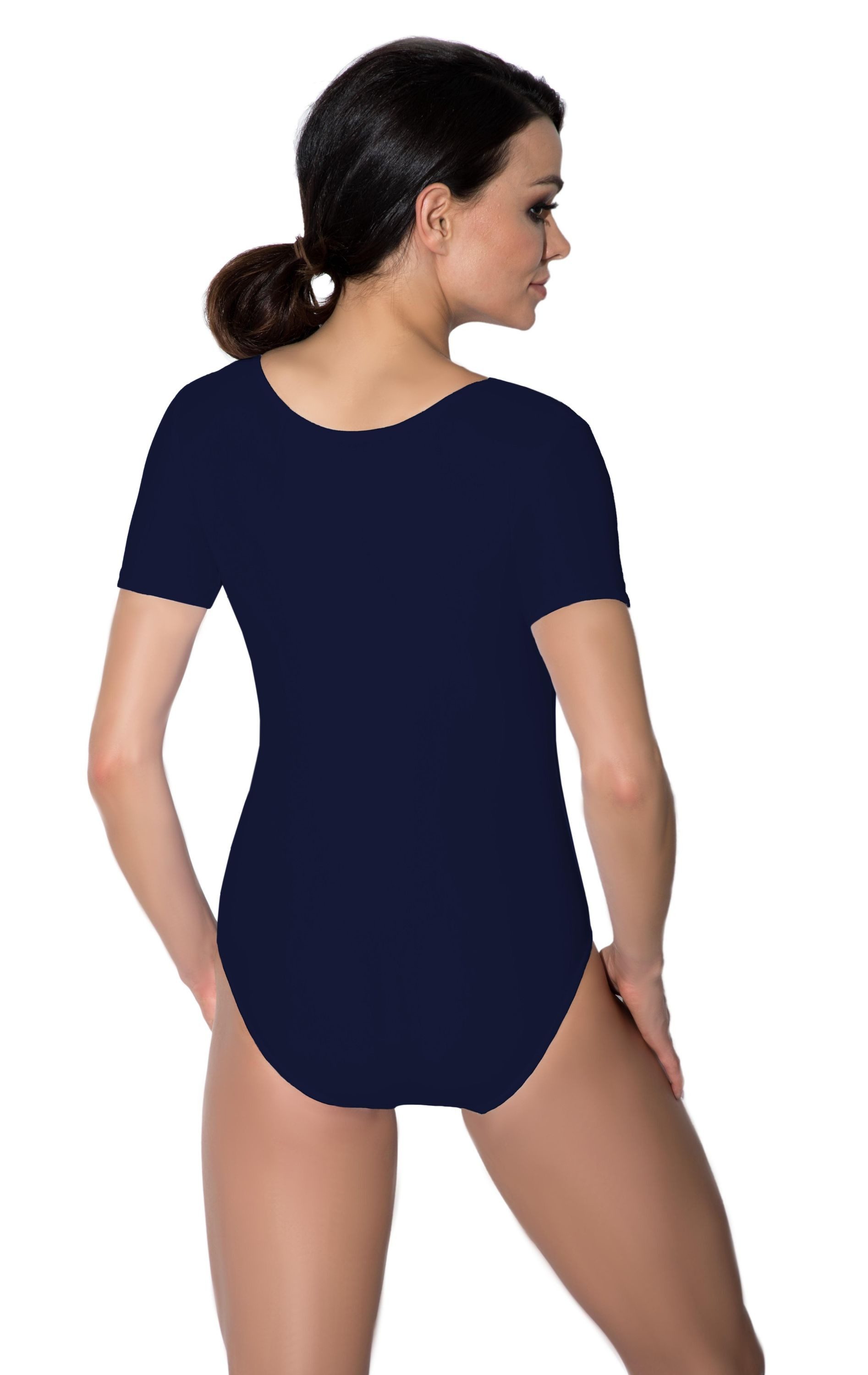 Aquarti Turnanzug Aquarti Damen Ballett Trikot Kurzarm Gymnastik Tanz-Body