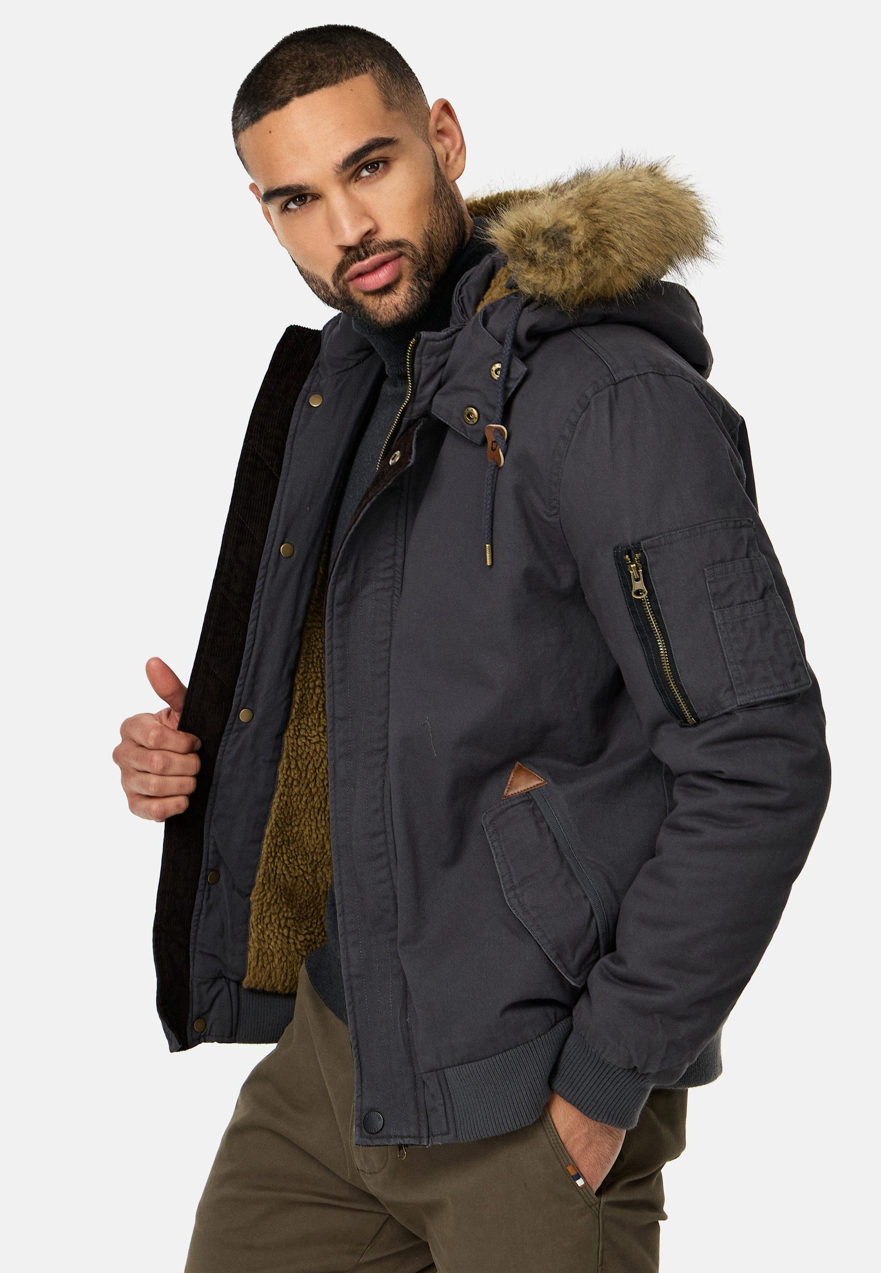 Indicode Winterjacke Herren Pennington Jacke Winter Herrenjacke
