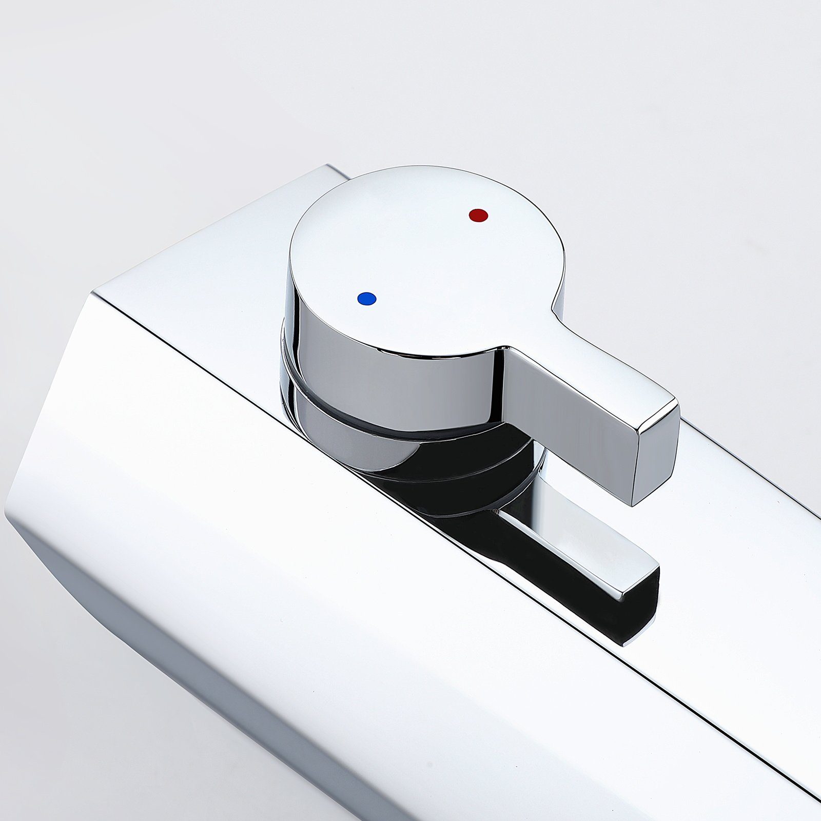 Auralum Waschtischarmatur Lonheo Infrarot Induktion Automatisch Armatur, Sensor Wasserhahn Bad Chrom
