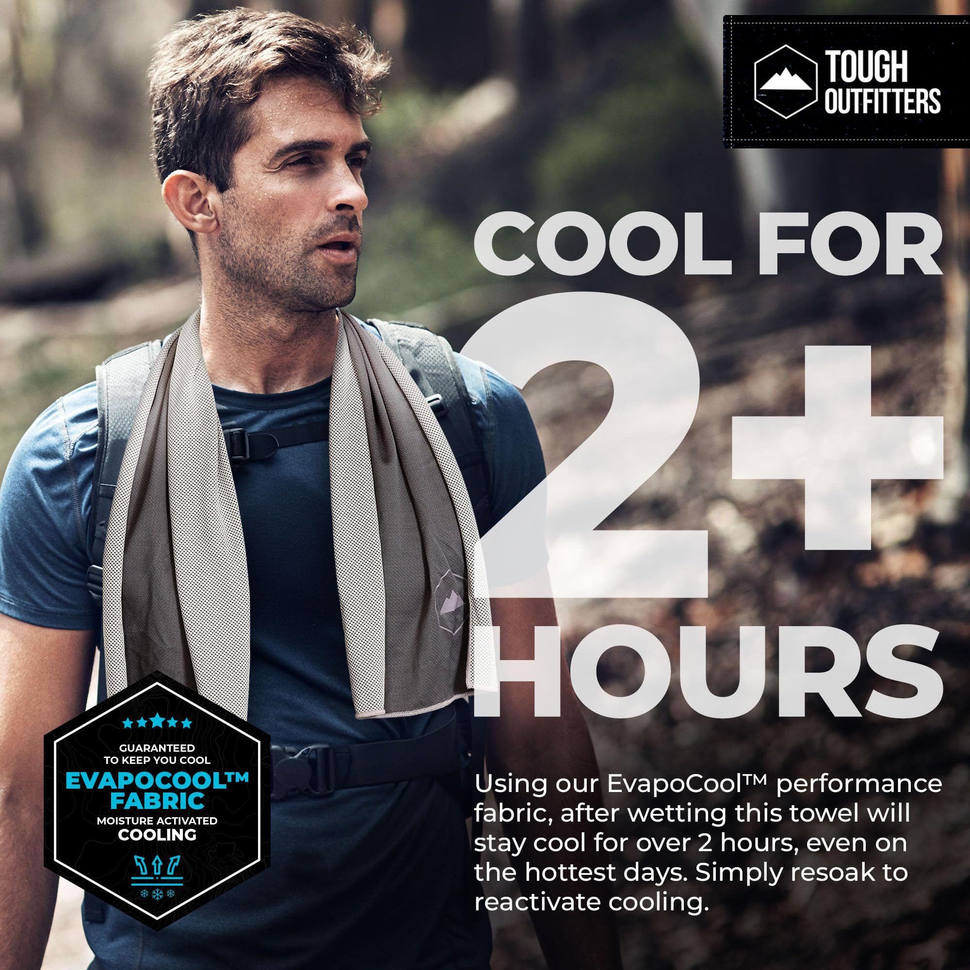 Tough Outfitters Sporthandtuch Schweißtuch Sport - Handtuch kühlend klein - günstig online kaufen