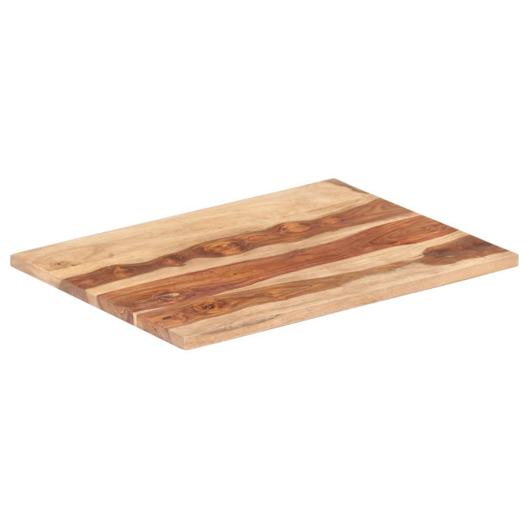 furnicato Tischplatte 25-27 mm 60×70 Massivholz (1 Palisander St) cm
