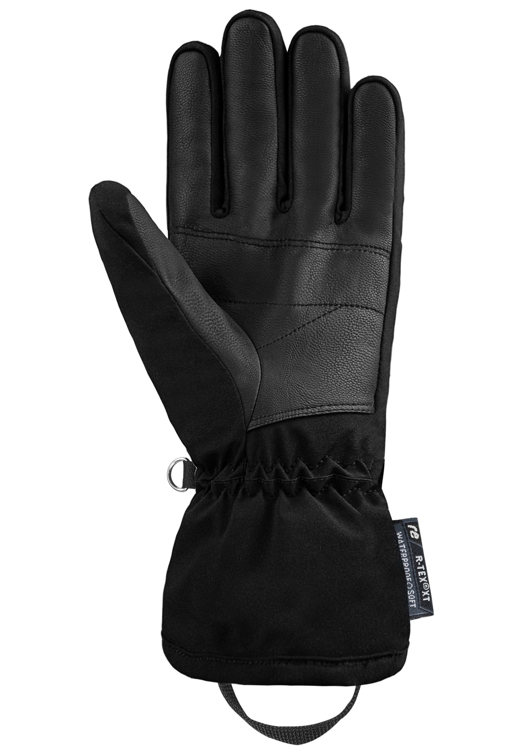 Reusch Skihandschuhe Hellen XT R-TEX grau-schwarz mit PRIMALOFT-Isolation