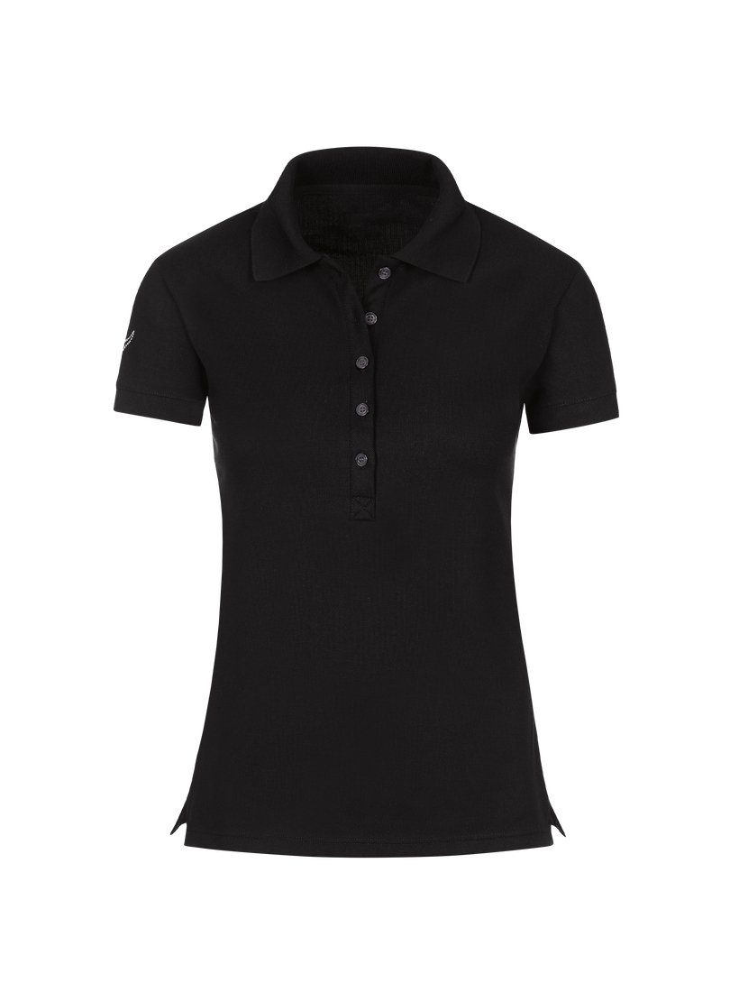 Trigema Poloshirt TRIGEMA Poloshirt mit Kristallsteinen (1-tlg) günstig online kaufen