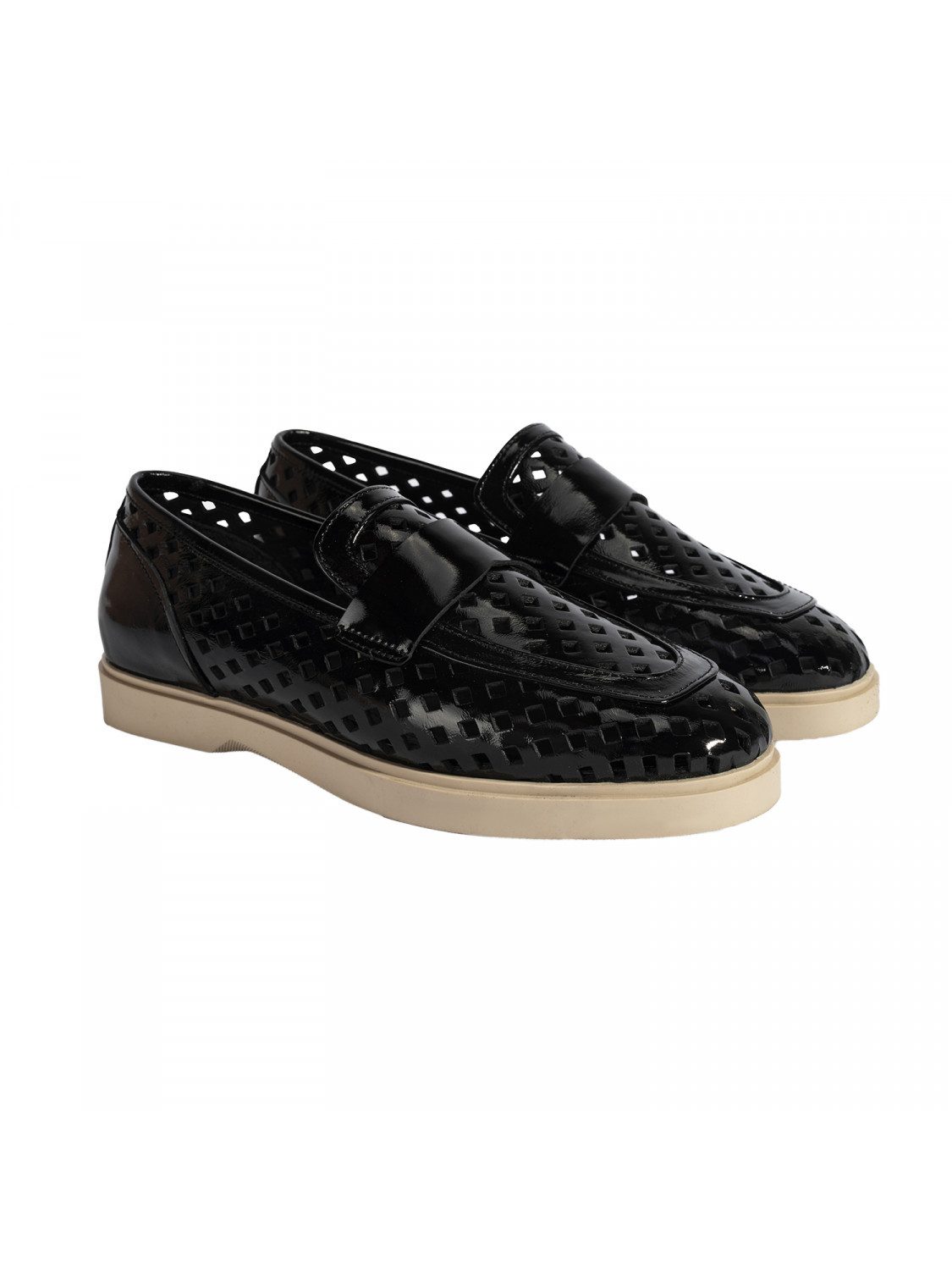 Desa Damen-Slipper – Atmungsaktives Obermaterial aus Lackleder, elegante R günstig online kaufen