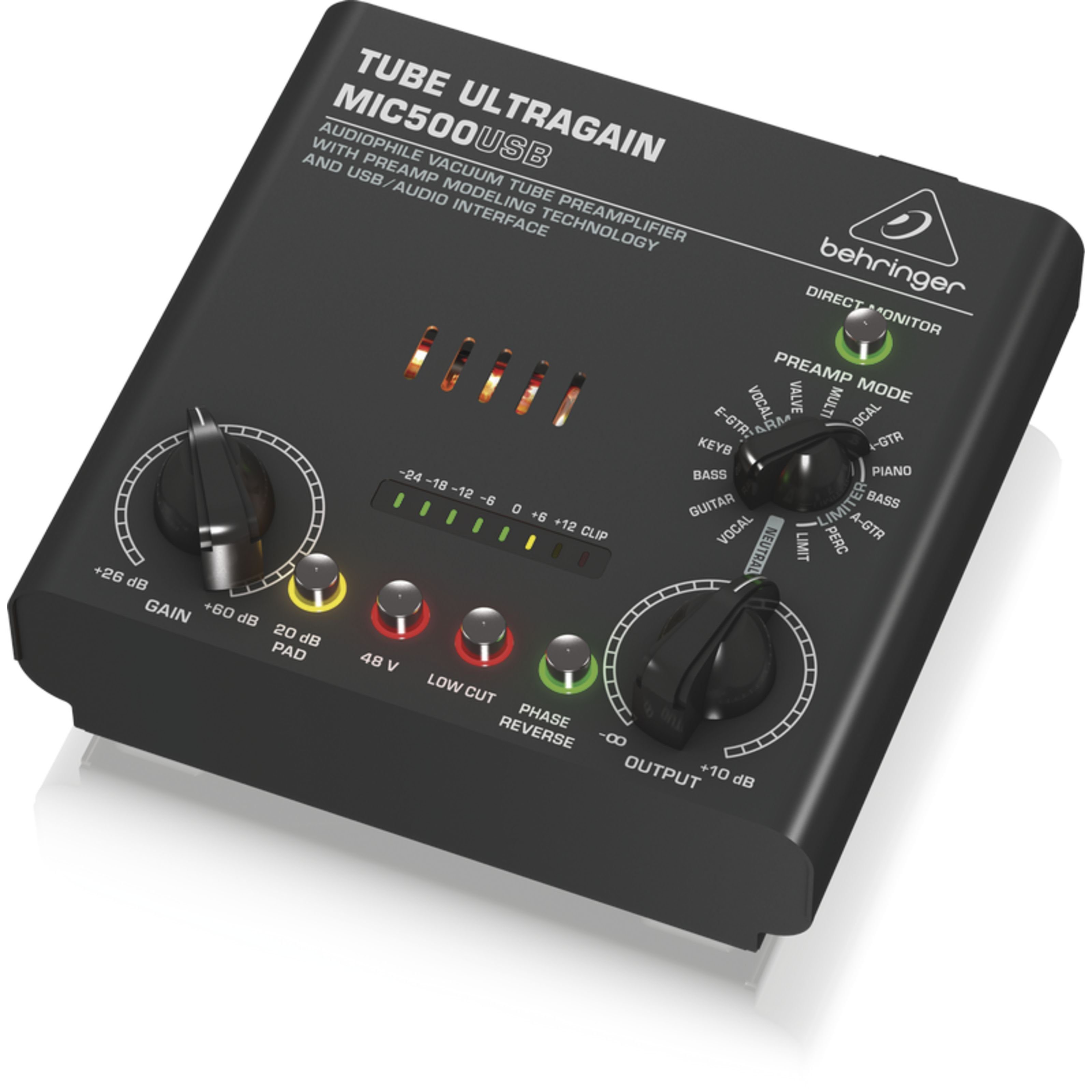 Behringer Vorverstärker (MIC500USB Tube Ultragain - Studio Preamp)