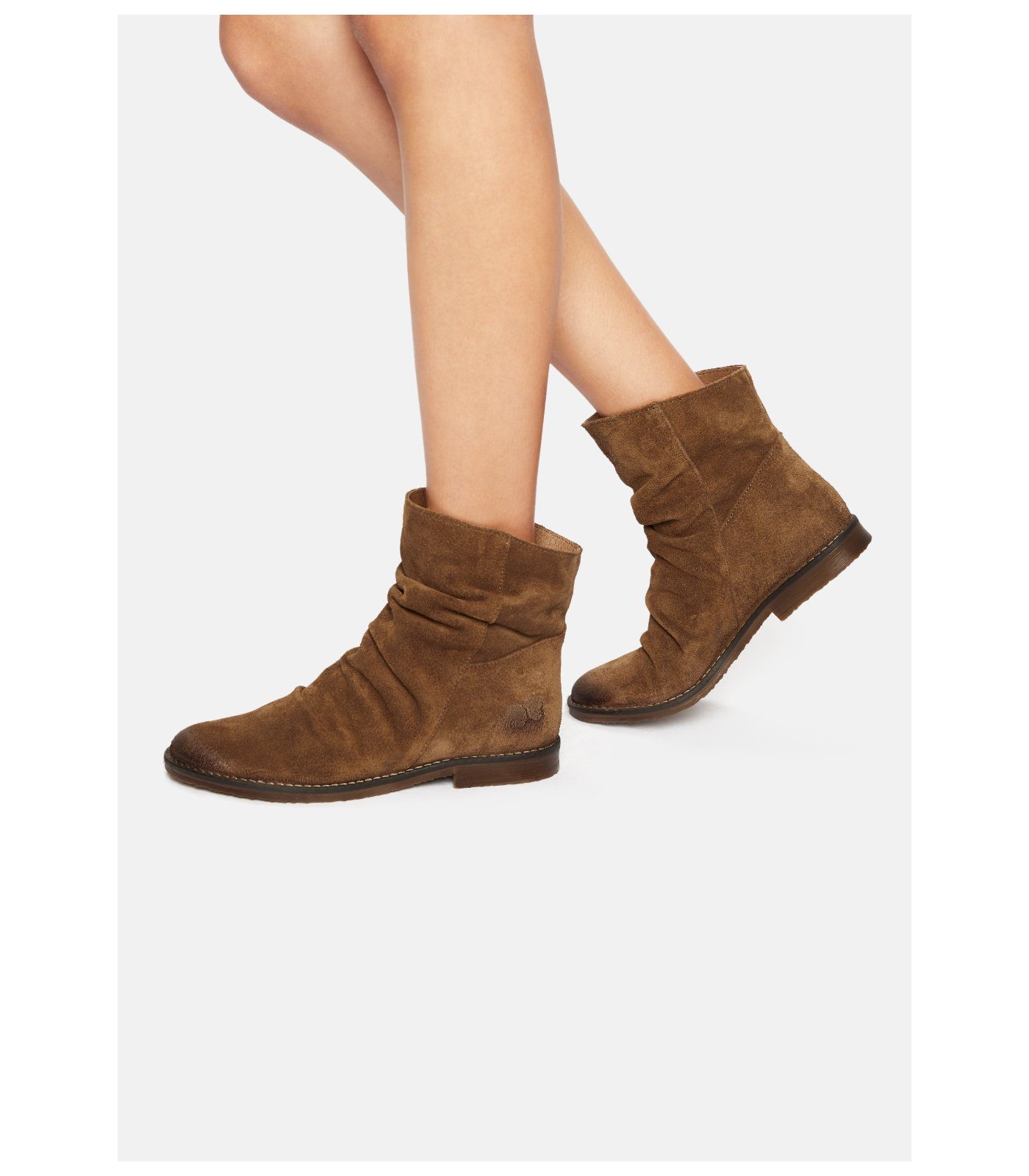 Felmini Stiefelette Veloursleder Stiefelette günstig online kaufen