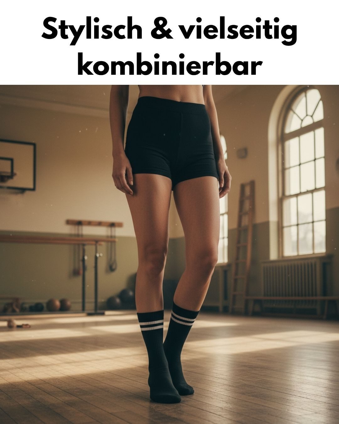 sockenkauf24 Tennissocken Damen Sportsocken Premium Retro Crew Socken mit Komfortbund (6-Paar) verstärkte Ferse & Fußspitze, gepolsterte Sohle, gekämmte Baumwolle