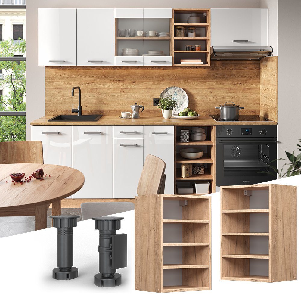 Vicco Hängeschrank R-Line, Goldkraft Eiche, 40 günstig online kaufen
